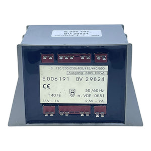 Transformator VDE0551 3,5A 50V