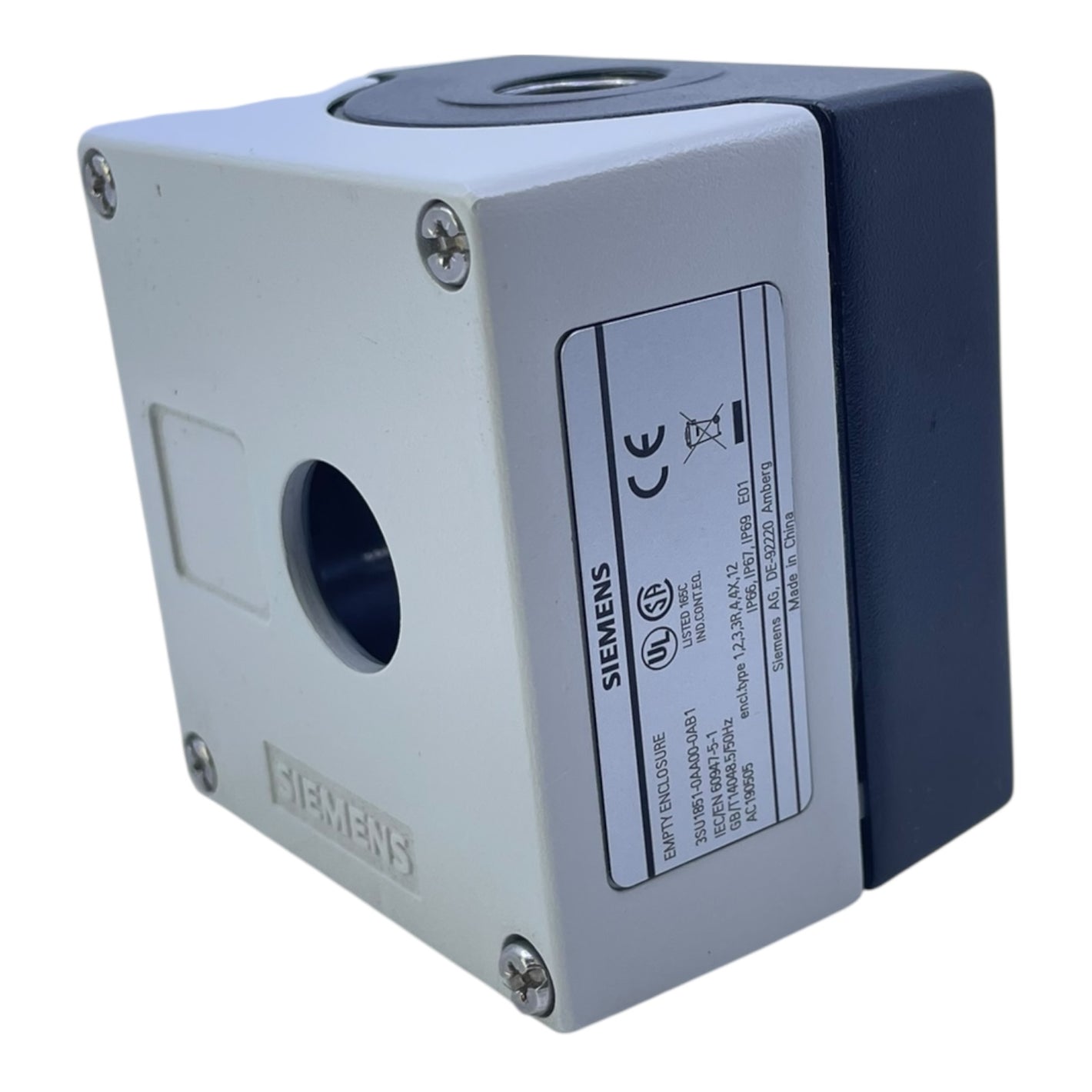 Siemens 3SU1851-0AA00-0AB1 Leergehäuse IP66/IP67/IP69