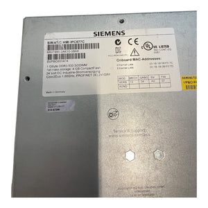 Siemens SIMATIC HMI IPC577C Panel PC 6AV7885-2AK10-3BA6 Touchscreen 24V DC