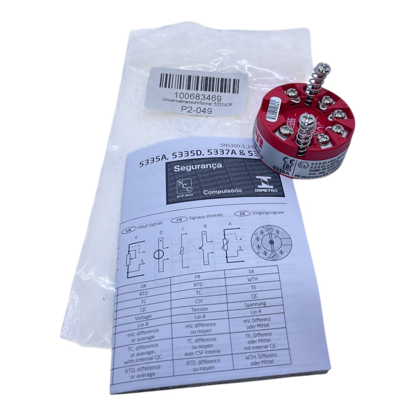 PR Electronic Universalmessumformer 5331A3B Universalmessumformer PR Electronic