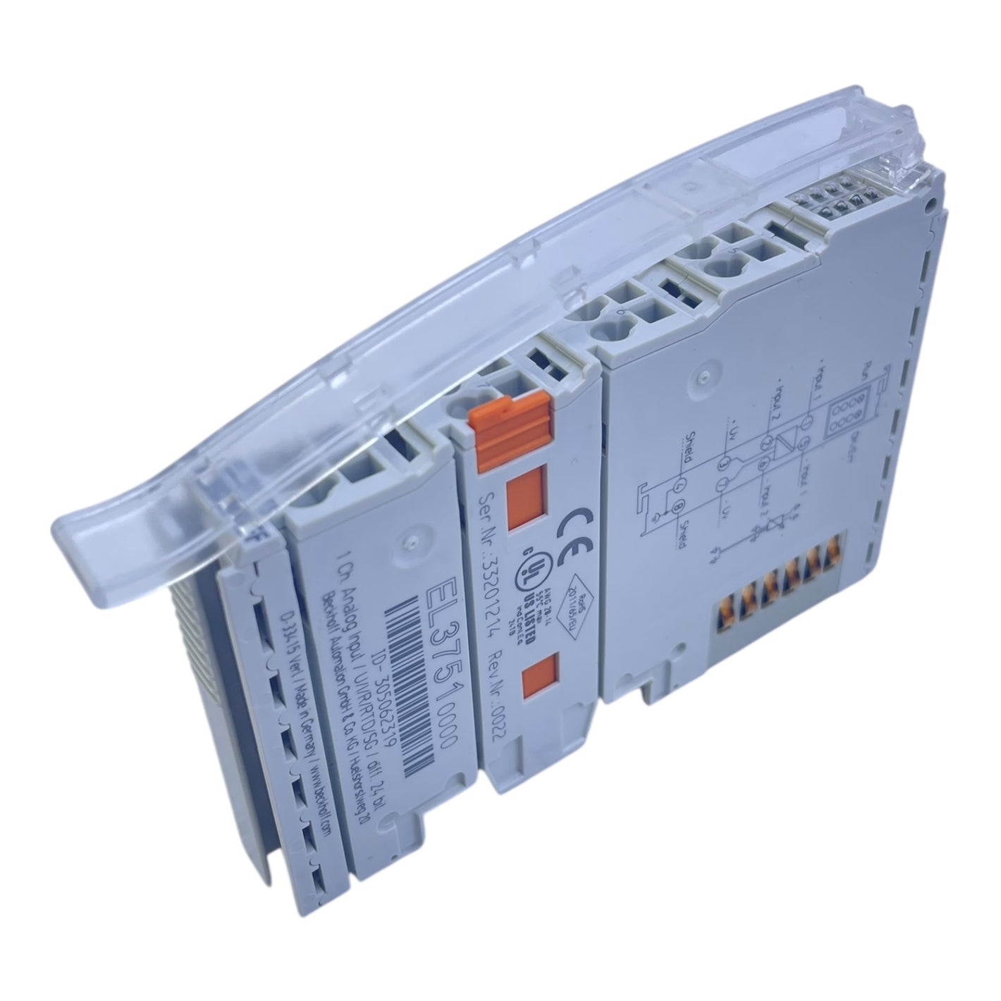 Beckhoff EtherCAT-Klemme 1-Kanal-Analog-Eingang Multifunktion 24 Bit EL3751