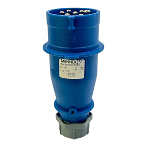 Mennekes CEE-Stecker 16A 200–250V 6P+6E Typ 741 IP44 Industriequalität
