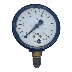 Tecsis Manometer Druckanzeige 0–10 bar Cl.1.6