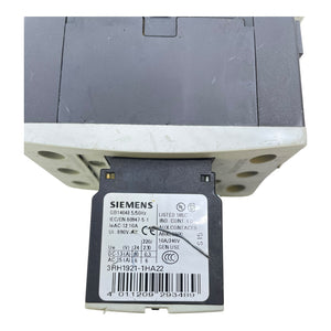 Siemens Schütz 32A 3RT1034-1AL24 mit Hilfsschalter 3RH1921-1HA22 690V