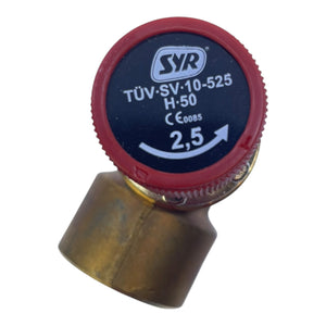 SYR Membran Sicherheitsventil 1915 G 1/2" 2.5 bar Messing für die Industrie