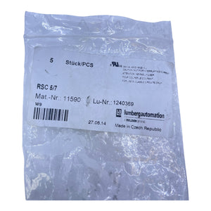 Lumberg M12 Stecker Rund RSC5/7  VE: 4stk M12 Stecker Rund von Lumberg