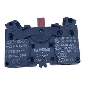 Siemens Drucktaster Schwarz 3SB3203-0AA11 Leuchtdrucktaster von Siemens