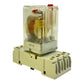 Kuhnke Relais 24V AC Z345 UF3C mit Sockel 5-polig transparent Steckrelais