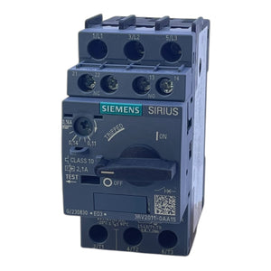 Siemens 3RV2011-0AA15 Leistungsschalter Baugröße S00 für den Motorschutz industr