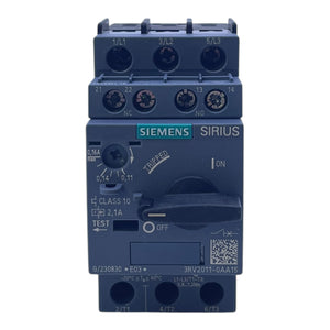 Siemens 3RV2011-0AA15 Leistungsschalter Baugröße S00 für den Motorschutz industr