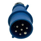 Mennekes CEE-Stecker 16A 200–250V 6P+6E Typ 741 IP44 Industriequalität