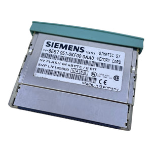 Siemens 6ES7951-0KF00-0AA0 Speicherkarte 64kBYTE 8 BIT für industriellen Einsatz