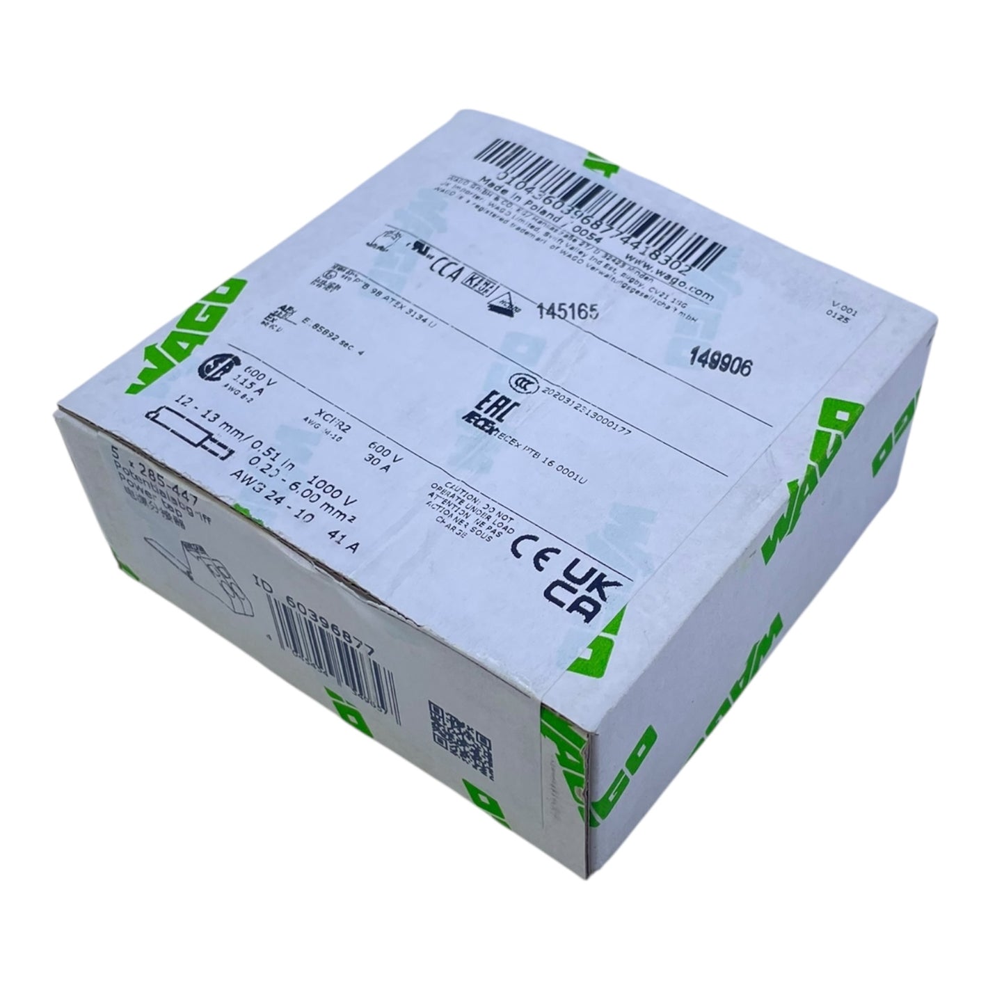 Wago Potentialabgriff Power Tap 285-447 VE:10 Stück
