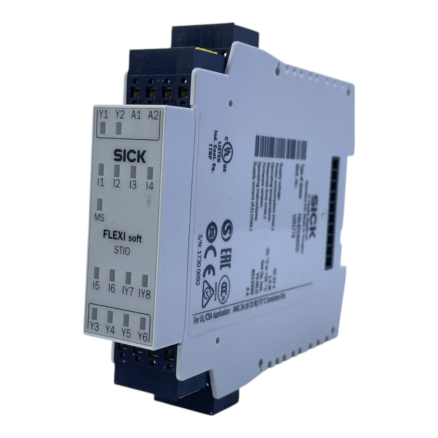 Sick Sicherheitssteuerung Flexi Soft STIO I/O-Modul DC 24V 8E/6A FX0-STI068002