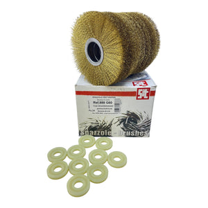 SIT Drahtbürste Rundbürste 888 G60 Ø80x60 mm Messingdraht 0,30 mm VE:10stk