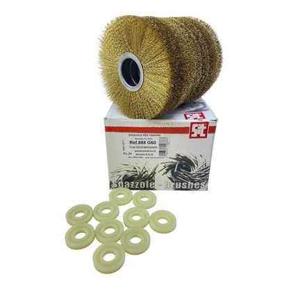SIT Drahtbürste Rundbürste 888 G60 Ø80x60 mm Messingdraht 0,30 mm VE:10stk