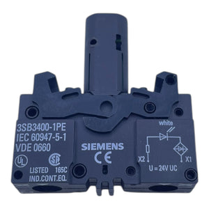 Siemens Drucktaster Transparent 3SB3245-0AA71 Leuchtdrucktaster von Siemens
