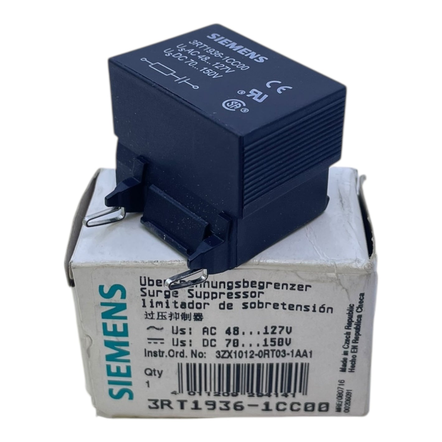 Siemens Überspannungsbegrenzer 3RT1936-1CC00 für industriellen Einsatz Steuerung