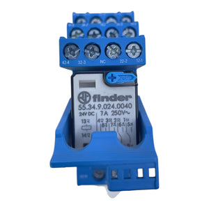 Finder Steckrelais mit Sockel 24V 55.34.9.024.0040 für den Industriellen Nutzen