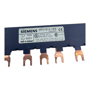 Siemens Sammelschiene 3RV1915-1BB Sammelschiene für den Industrie Bereich