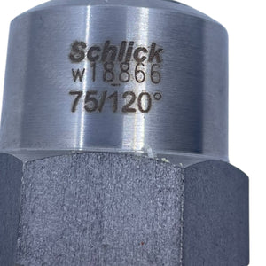 Schlick Zerstäuberdüse W18866 75/120° Druckdüse Industrie Düse Sprühdüse