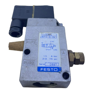 Festo Magnetventil Pneumatikventil MFH-3-1/4 mit Magnetspule Magnetventil