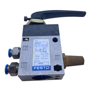 Festo Handhebelventil Pneumativentil H-3-1/4B 8987 Pneumativentil von Festo