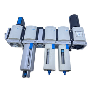 Festo Wartungseinheit Pneumatikventile MS6-EM1-1/2-S  MS6-LWS-1/2-U-V MS6-FRZ