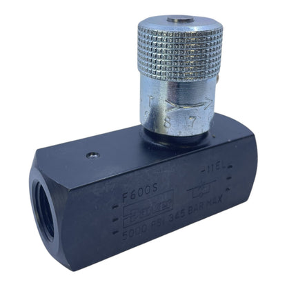 Parker Drosselrückschlagventil Ventil F600S Drosselrückschlagventil Industrie