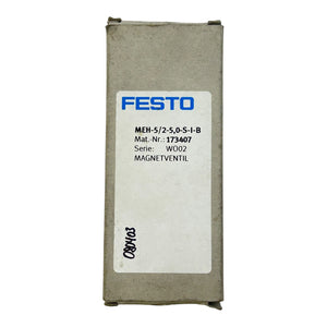 Festo Magnetventil MEH-5/2-5,0-S-I-B 173407 Serie W002 pneumatisch Ventil