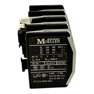 Klöckner Moeller Hilfsschalterbaustein Hilfskontakt für DIL Schütze 04 DIL