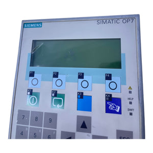 Siemens 6AV3607-1JC20-0AX1 Operator Panel OP7 Bedienpanel  industrieller Einsatz