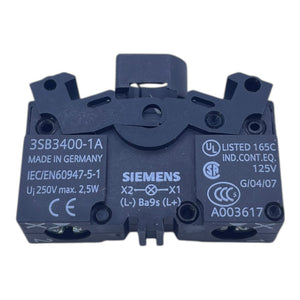 Siemens Leuchtmelder Klar 3SB3204-6AA70 Leuchtdrucktaster von Siemens