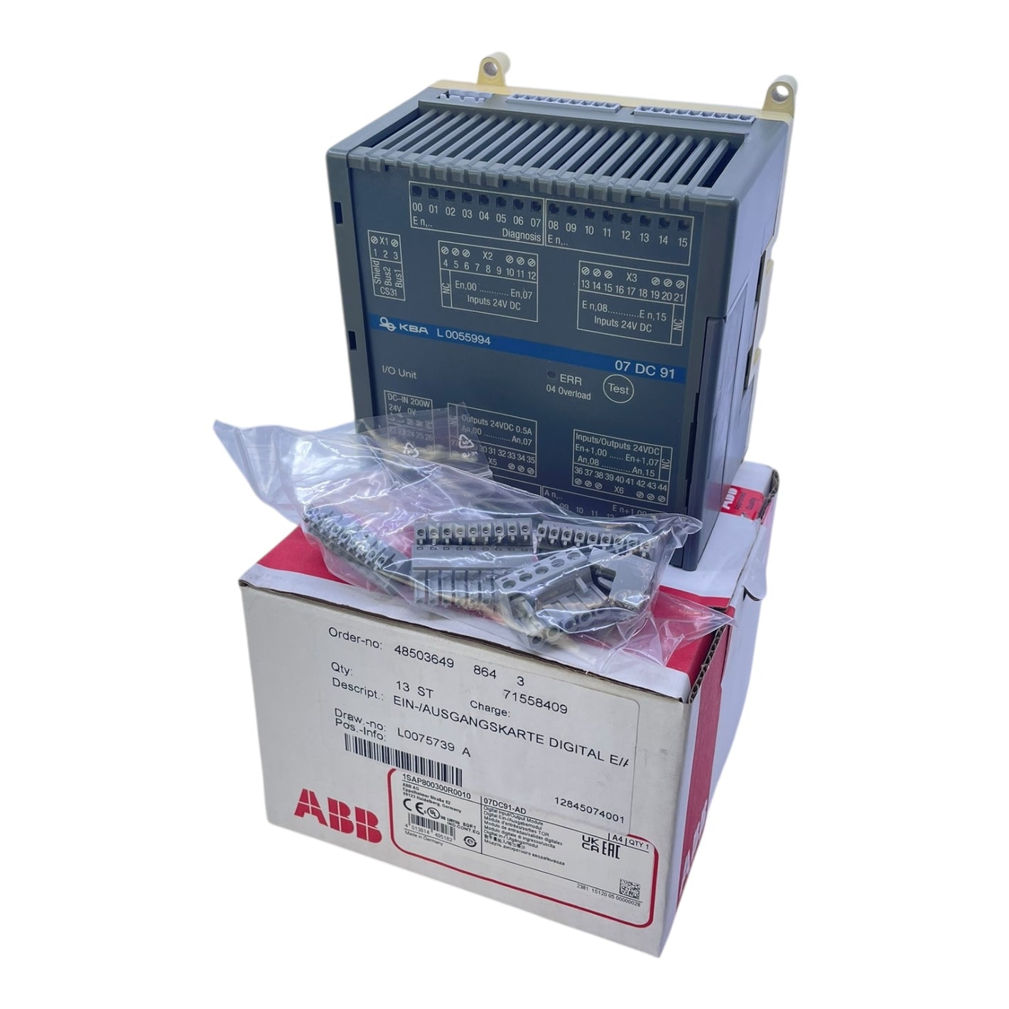ABB 07DC91 I/O Modul GJR5251400R3202 für den industriellen Einsatz Modul