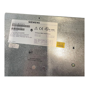 Siemens SIMATIC HMI IPC577C Panel PC 6AV7885-2AK10-3BA6 Touchscreen 24V DC