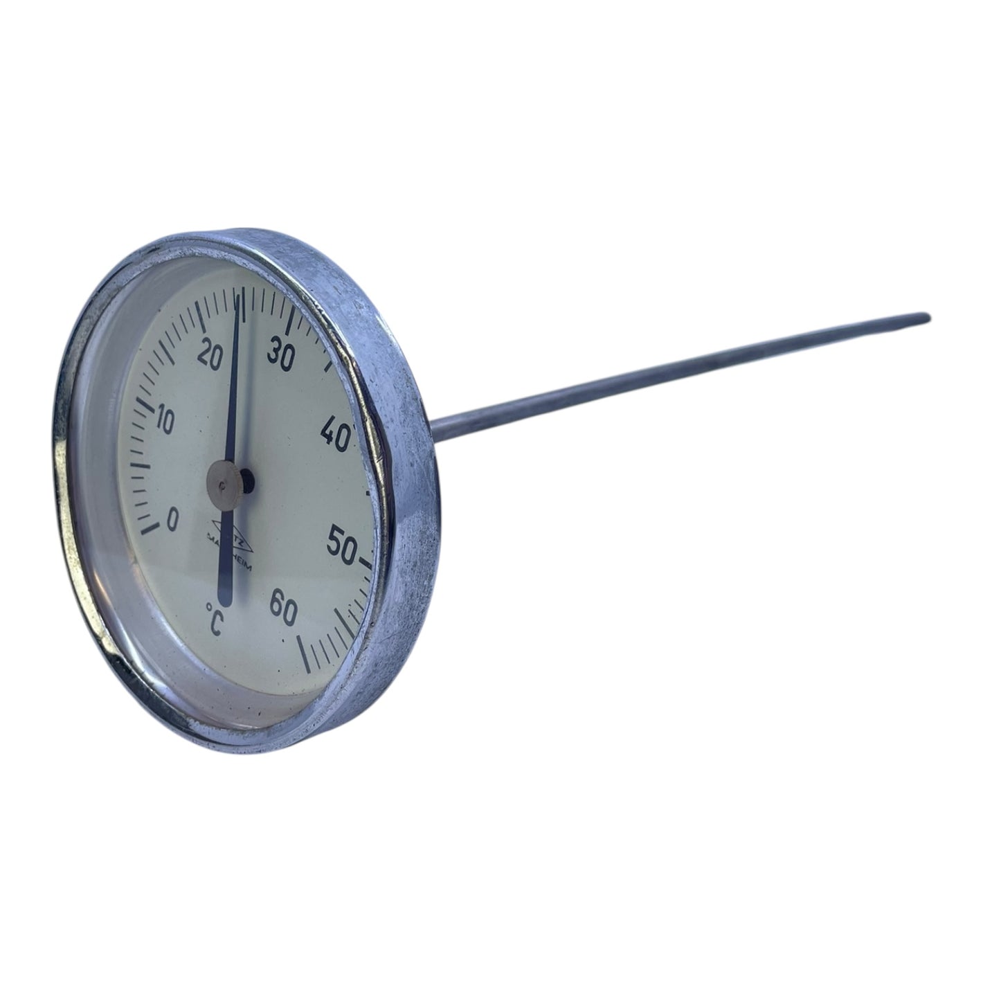 Manotherm Bimetall Thermometer 0–60 °C Einsteckthermometer für Industrie