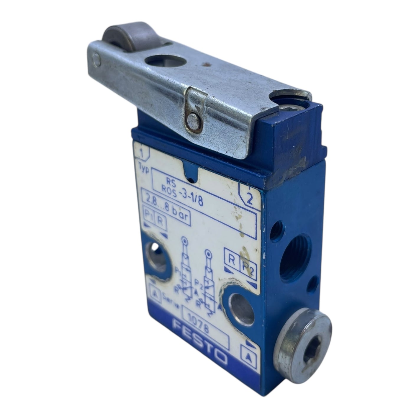 Festo Rollenhebelventil Pneumatikventil ROS-3-1/8 Rollenhebelventil von Festo