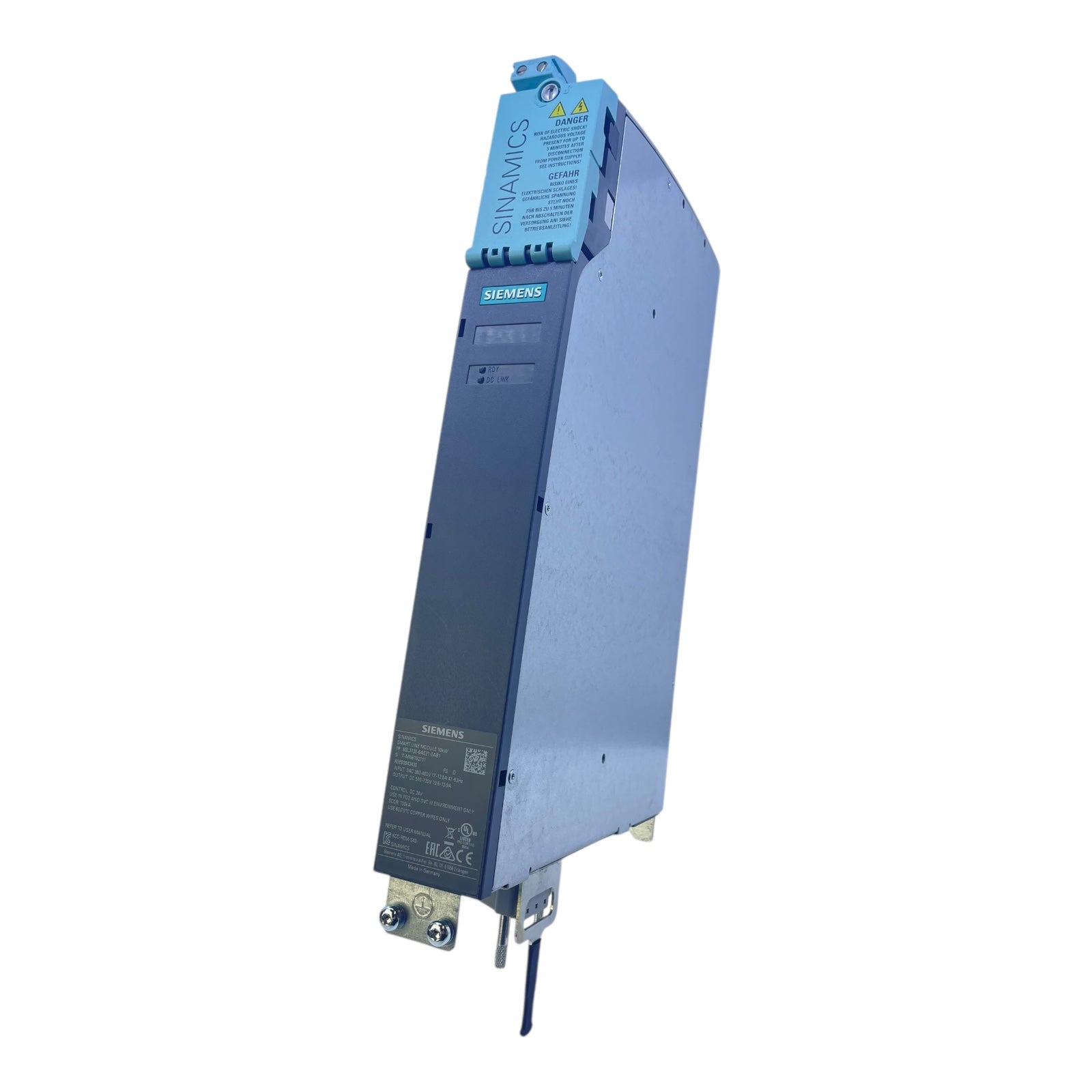 Siemens SINAMICS Smart Line Module 10kW 6SL3130-6AE21-0AB1 Smart Line
