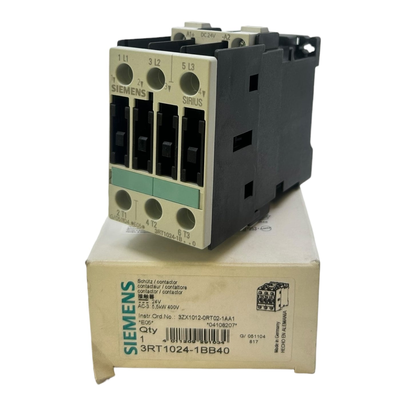 Siemens SIRIUS Leistungsschütz 3RT1024-1BB40 für industriellen Einsatz Automatik