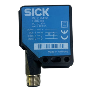 SICK Sensor Lichttaster WL11-P430 1 018 510 DC 10–30 V optischer Sensor M12