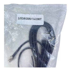 2J Antennenkabel 2J3524M-250RG174-C20NST Koaxialkabel 2,5m
