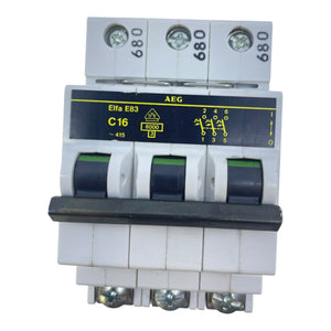 AEG Leistungsschutzschalter Elfa E83 C16 Schutzschalter Leistungsschutzschalter