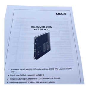 Beck Digitalmodul PS1HC16 Digitalmodul von Beck für die Industrie geeignet