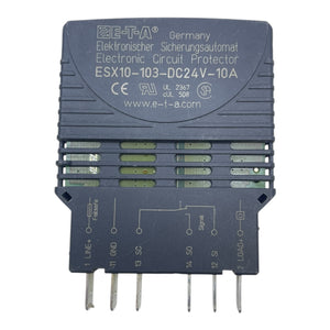 E-T-A Sicherungsautomat ESX10-103-DC24V-10A geeignet für die Industrie