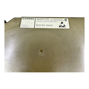 Siemens Zentralbaugruppe SIMATIC S5 6ES5941-7UA12 Zentralbaugruppe von Siemens