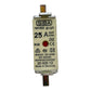 SIBA NH000 Sicherung 25A 500V gL/gG 120kA Korrosionsfest 20 000 13 VE:2stk