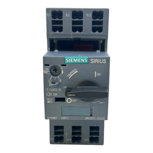Siemens Motorschutzschalter 2,5A 3RV2011-1CA20 SIRIUS 3-polig für Industrie