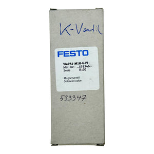 Festo Magnetventil 533347 AN02 5/2-Wege-Ventil elektrisch pneumatisch Ventil