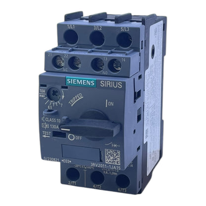 Siemens 3RV2011-1JA15 Leistungsschalter Baugröße S00 für den Motorschutz industr