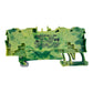 WAGO 4-Leiter-Schutzleiterklemme 2004-1407 6mm² TOPJOB S grün-gelb VE:22Stk